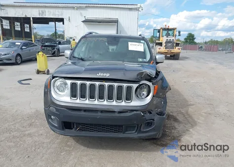 2016 Jeep Renegade Limited from USA, damaged, VIN ZACCJBDT4GPC86515